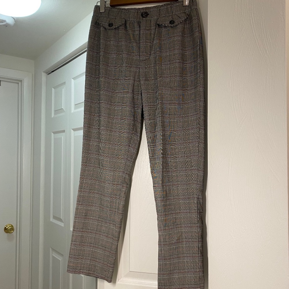 Sky And Sparrow Plaid Women's Pants